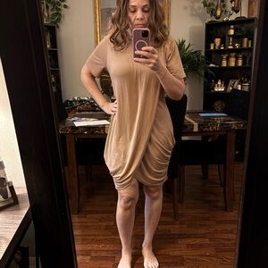 SHEIN Tan Mini Dress